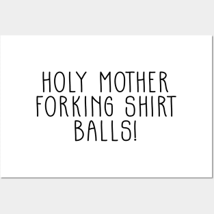 The Good Place Holy Mother Forking Shirt Balls! Posters and Art